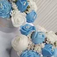 دسته گل|گل و گیاه طبیعی|قم, نیروگاه|دیوار