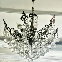 لوستر ۶ شاخه برنز|لوستر و چراغ آویز|تهران, امیر بهادر|دیوار