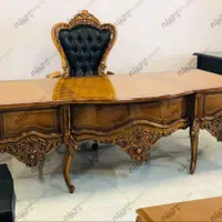 مبلمان اداری تاتلیس میز مدیریت کلاسیک باضمانت کتبی|دفتر کار|تهران, فاطمی|دیوار
