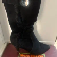 چکمه نو زنانه سایز ۳۸ جنس جیر.  نوی نو