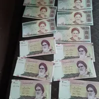 تعدادی اسکناس خارجی وایرانی|کلکسیون سکه، تمبر، اسکناس|تربت جام, جامی|دیوار