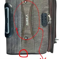 چمدان برزنتی چهار چرخ با دوخت بسیار محکم و تمیز|کیف، کفش، کمربند|مشهد, هفده شهریور|دیوار