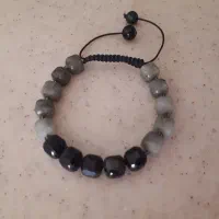دستبند سنگ تراش خورده اصل نو