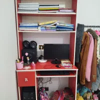 میز کامپیوتر و کتابخانه|میز تحریر و کامپیوتر|قائم‌شهر, |دیوار