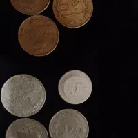 ۷ عدد سکه باهم