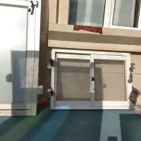 در پنجره آلومینیومی|مصالح و تجهیزات ساختمان|گرگان, |دیوار