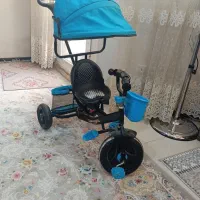 سه چرخه بچگونه سایبان دار|دوچرخه، اسکیت، اسکوتر|اندیشه, شهرک مریم|دیوار