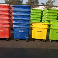 سطل زباله چرخدار پدالدار