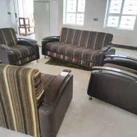 مبلمان ۷نفره عالی باجنس چوپ وعالی چرم|مبلمان خانگی و میز عسلی|رستم, |دیوار