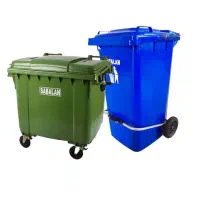 انواع سطل زباله خانگی و صنعتی