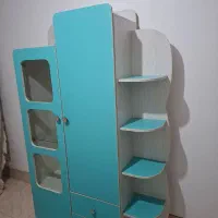 تخت نو جوان به همراه کمد لباس واجبات بازی|تخت و سرویس خواب|گرگان, |دیوار