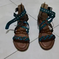 صندل تابستانی تمام چرم طبیعی  نو سایز 38