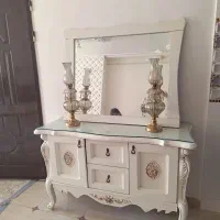 ست آینه کنسول وساعت ایستاده