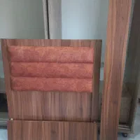 تختخواب تکنفره ام دی اف طرح شانل با تشک اصل ترک