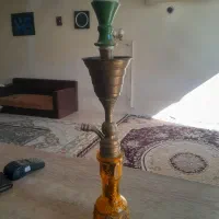 قلیان برنجی|کلکسیون اشیاء عتیقه|ورامین, ورامین|دیوار