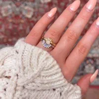 انگشتر کاپلی ماه خورشید