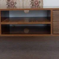 زیرتلویزیون چوبی