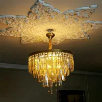 فروش فوری دو عدد لوستر|لوستر و چراغ آویز|اصفهان, شیخ اشراق|دیوار