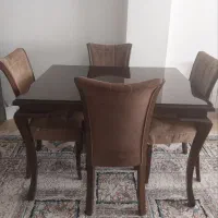 میز نهار خوری و آباژور میزی