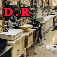 نمایشگاه روشویی Ash Champagne کابینتی طوسی+فرنگی