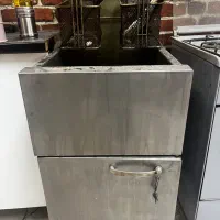 سرخ کن صنعتی دو لگنه مدل ابگرم کنی