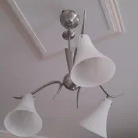 دو عدد لوستر استیل