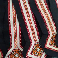 یقه آماده نقش ترکمنی|لباس|گنبد کاووس, |دیوار