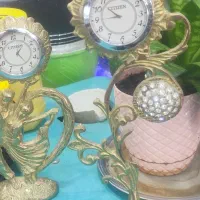 ساعت ایستاده برنجی