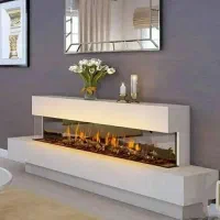 شومینه برقی سه طرف نما
