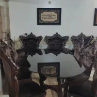 میز ناهار خوری 6نفره|میز و صندلی غذاخوری|شاهینشهر, گزبرخوار|دیوار