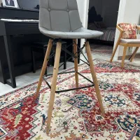 ۲ عدد صندلی اوپن طوسی