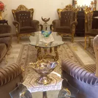مبلمان استیل هفت نفره|مبلمان خانگی و میز عسلی|تهران, شهران جنوبی|دیوار