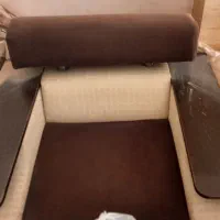 مبلمان ۷ نفره با دو عدد میز جلو مبلی شیشه