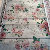 فرش طرح دار گلدار