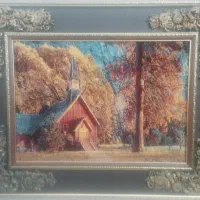 تابلو فرش  و ساعت