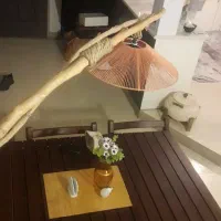 آباژور بلند چوبی