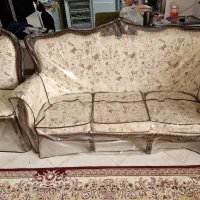 مبل ده نفره سلطنتی|مبلمان خانگی و میز عسلی|فولادشهر, مسکن مهر فولادشهر|دیوار