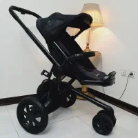کالسکه مکسی کوزی کوئینی مدل باز بسیارتمیز رنگ مشکی