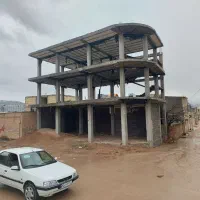 فروش اسکلت سه طبقه تجاری مسکونی
