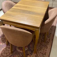 میز ناهار خوری چهار نفره همراه با چهار صندلی|میز و صندلی غذاخوری|قائم‌شهر, |دیوار