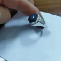 انگشتر یاقوت کبود تراش