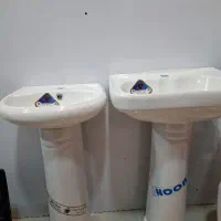 روشویی پایه دار وکاسه توالت