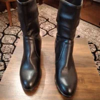 فروش نیم بوت چرم مصنوعی نو