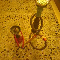 قلیان مسافرتی و قلیان بزرگ سنتی چوبی