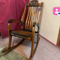 صندلی راکر جدید چوبی