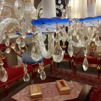 یک جفت لوستر کریستالی قدیمی|لوستر و چراغ آویز|تهران, بوستان ولایت|دیوار