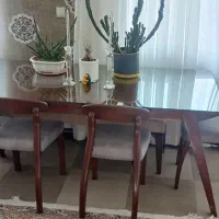 فروش میز ناهار خوری هشت نفره ، سالم وتمیز
