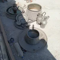 یک دست کامل ظروف مسی خیلی قدیمی باچندتکه اضافی|کلکسیون اشیاء عتیقه|تهران, خزانه|دیوار