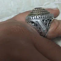 انگشتر آماتیست و یاقوت معدنی سلطنتی