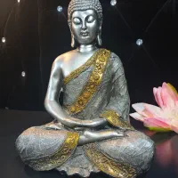 مجسمه بودا پلی استری رنگ ثابت|مجسمه، تندیس، ماکت|چهارباغ, |دیوار